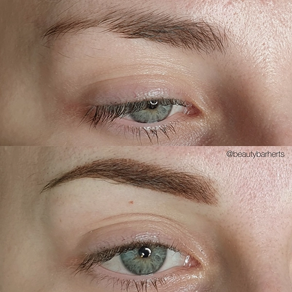 thin eyebrow pmu treatment ware